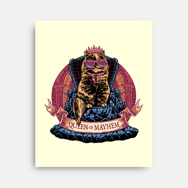 All Hail To The Queen Of Mayhem-None-Stretched-Canvas-glitchygorilla