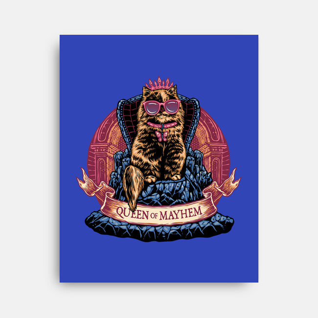 All Hail To The Queen Of Mayhem-None-Stretched-Canvas-glitchygorilla