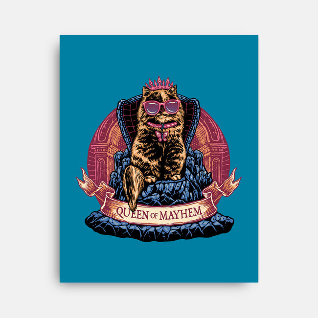 All Hail To The Queen Of Mayhem-None-Stretched-Canvas-glitchygorilla
