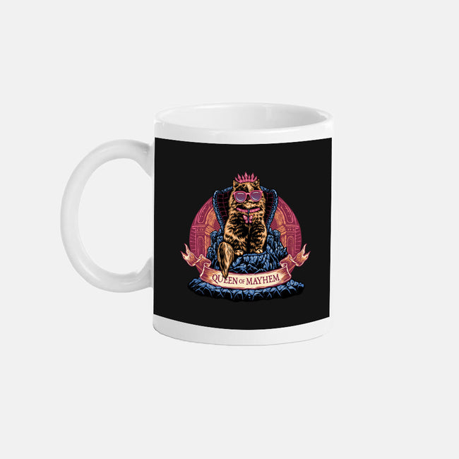 All Hail To The Queen Of Mayhem-None-Mug-Drinkware-glitchygorilla