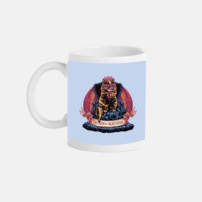All Hail To The Queen Of Mayhem-None-Mug-Drinkware-glitchygorilla