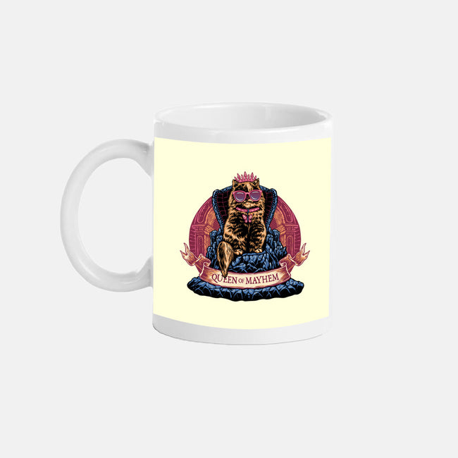 All Hail To The Queen Of Mayhem-None-Mug-Drinkware-glitchygorilla