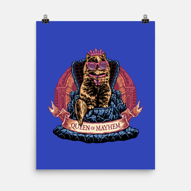 All Hail To The Queen Of Mayhem-None-Matte-Poster-glitchygorilla