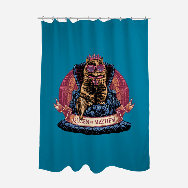 All Hail To The Queen Of Mayhem-None-Polyester-Shower Curtain-glitchygorilla