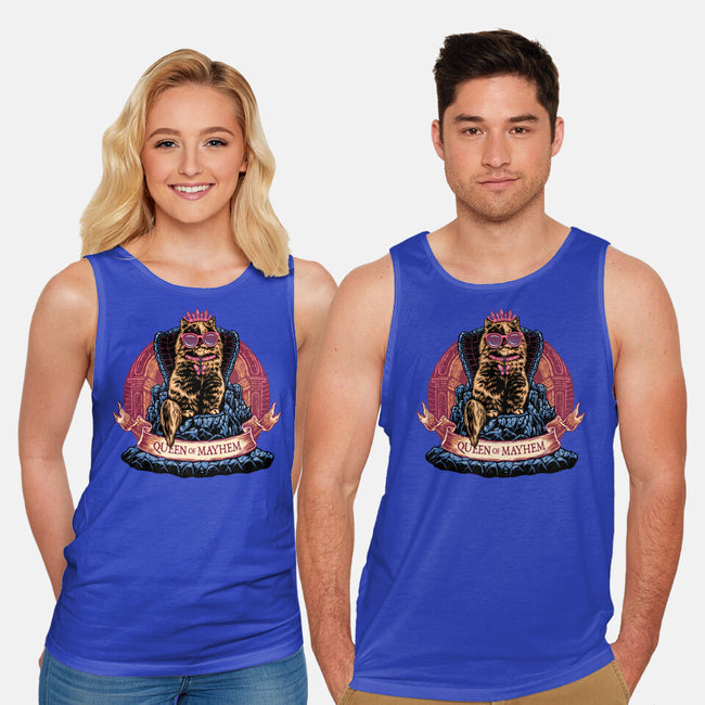 All Hail To The Queen Of Mayhem-Unisex-Basic-Tank-glitchygorilla