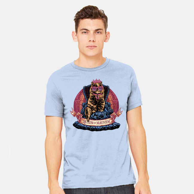All Hail To The Queen Of Mayhem-Mens-Heavyweight-Tee-glitchygorilla