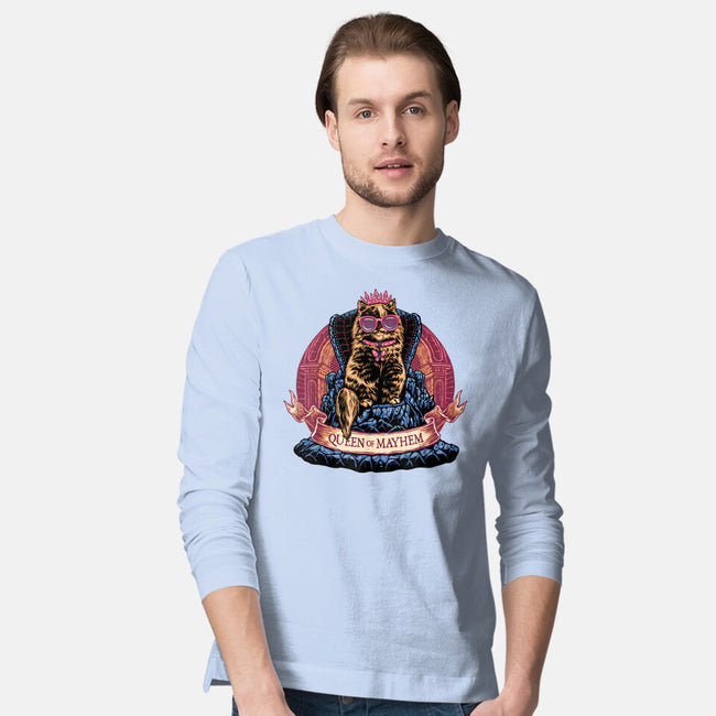 All Hail To The Queen Of Mayhem-Mens-Long Sleeved-Tee-glitchygorilla