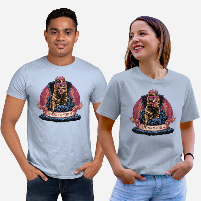 All Hail To The Queen Of Mayhem-Unisex-Basic-Tee-glitchygorilla