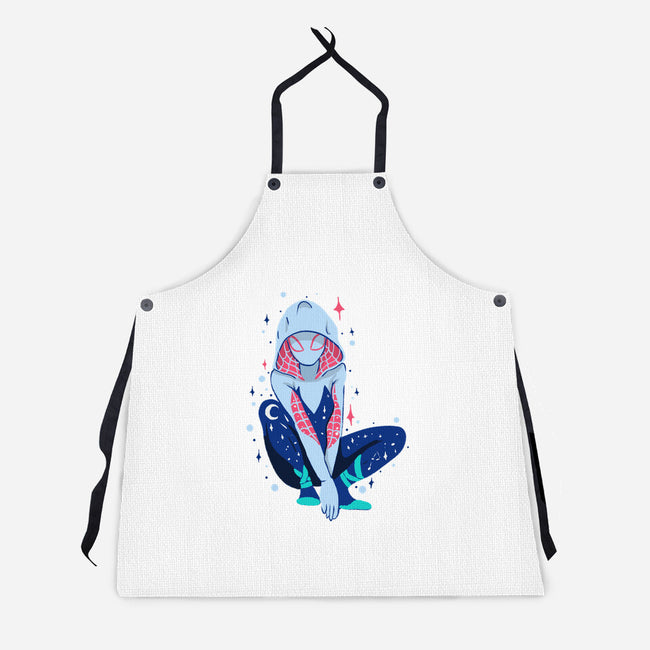 Spider Night-Unisex-Kitchen-Apron-nickzzarto