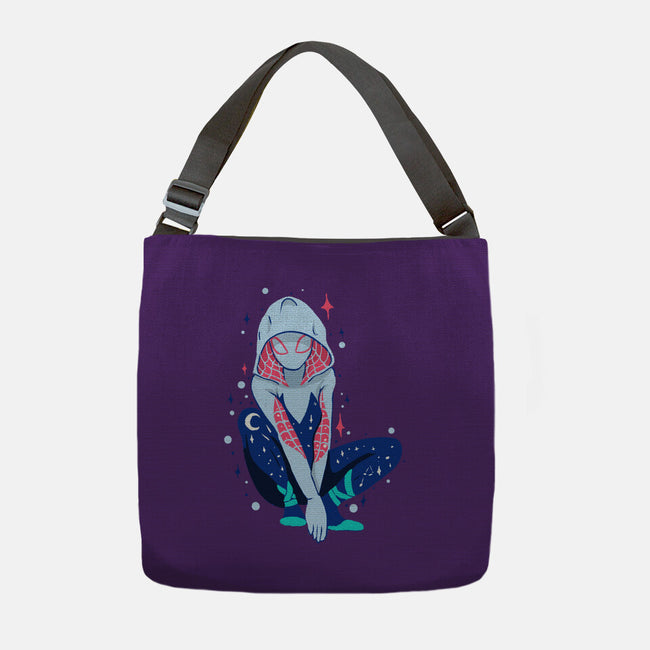 Spider Night-None-Adjustable Tote-Bag-nickzzarto