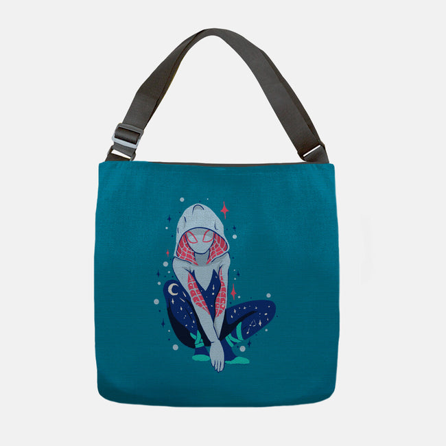 Spider Night-None-Adjustable Tote-Bag-nickzzarto