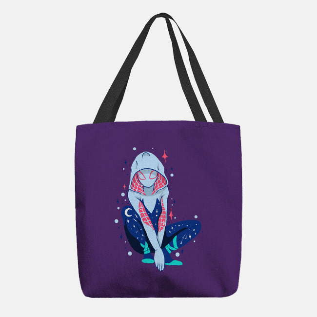 Spider Night-None-Basic Tote-Bag-nickzzarto