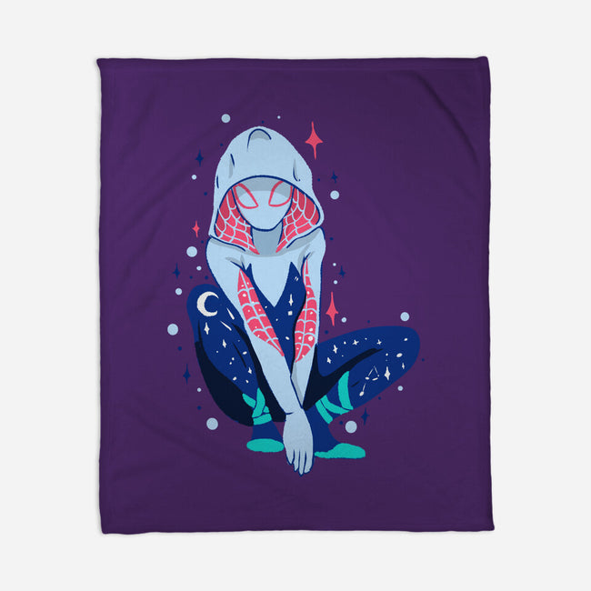 Spider Night-None-Fleece-Blanket-nickzzarto