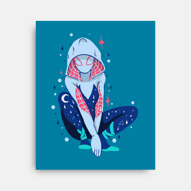 Spider Night-None-Stretched-Canvas-nickzzarto