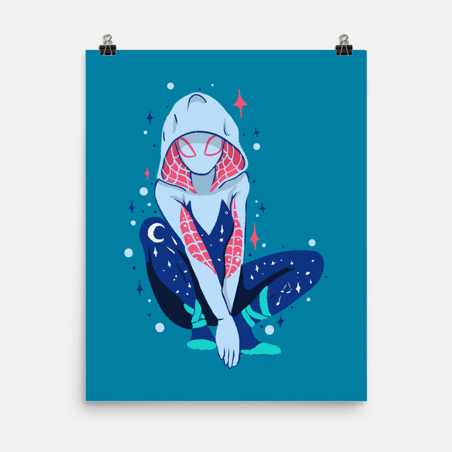 Spider Night-None-Matte-Poster-nickzzarto
