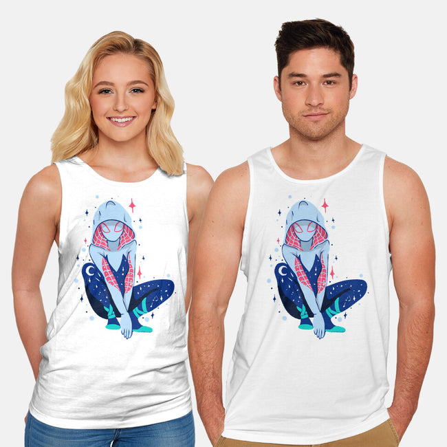 Spider Night-Unisex-Basic-Tank-nickzzarto