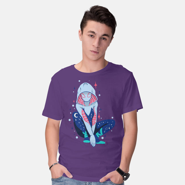 Spider Night-Mens-Basic-Tee-nickzzarto