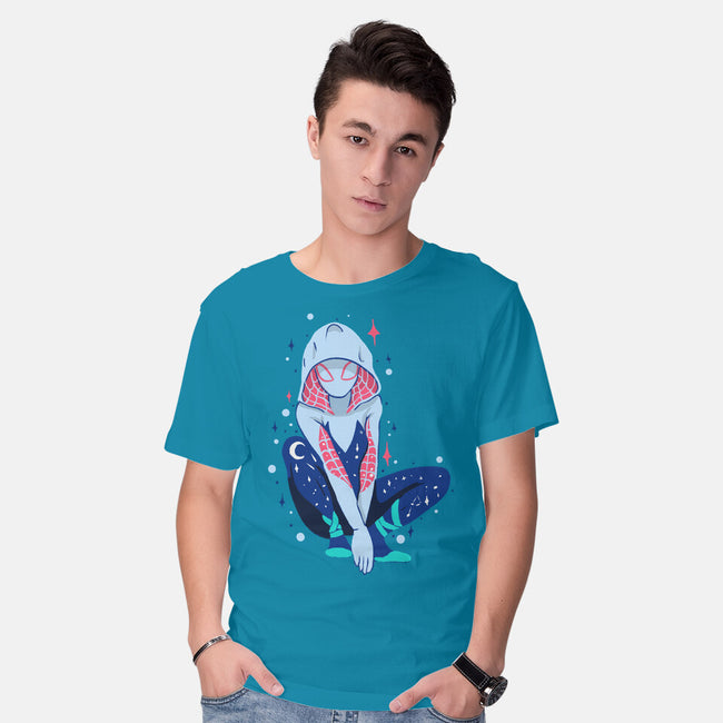 Spider Night-Mens-Basic-Tee-nickzzarto