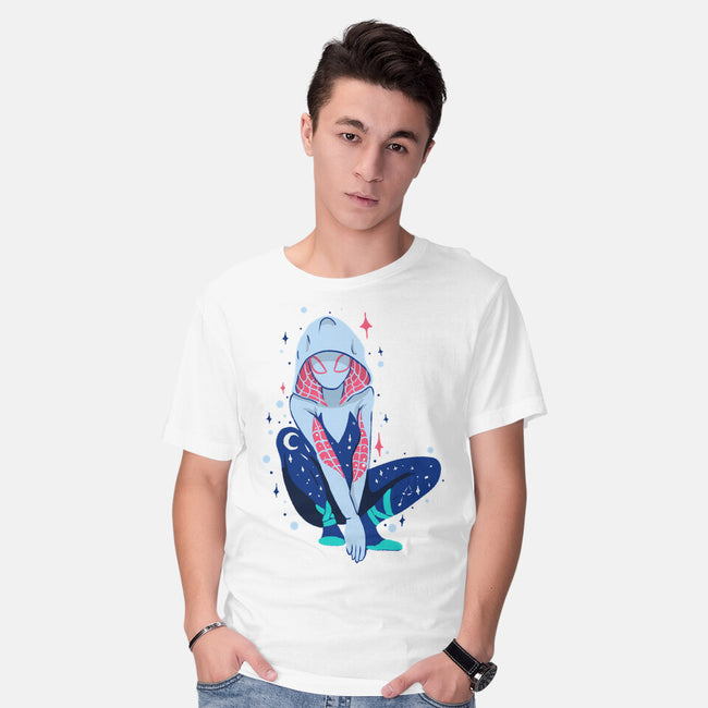 Spider Night-Mens-Basic-Tee-nickzzarto