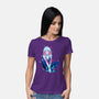 Spider Night-Womens-Basic-Tee-nickzzarto
