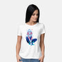 Spider Night-Womens-Basic-Tee-nickzzarto