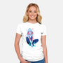 Spider Night-Womens-Fitted-Tee-nickzzarto