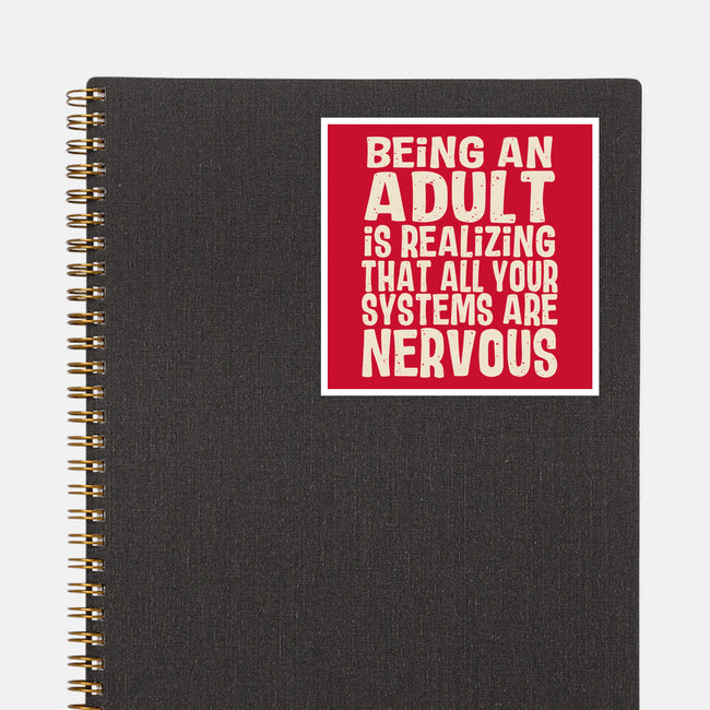 All Systems Nervous-None-Glossy-Sticker-turborat14