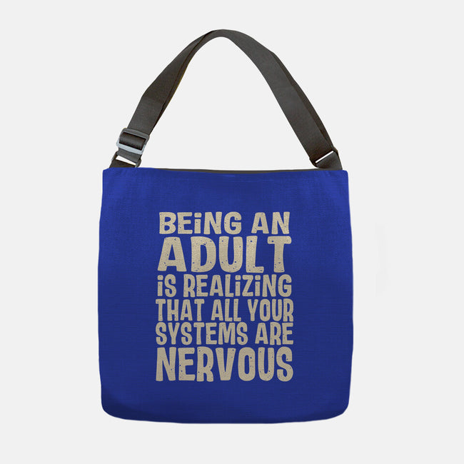 All Systems Nervous-None-Adjustable Tote-Bag-turborat14