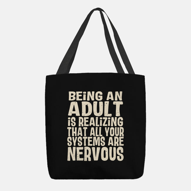 All Systems Nervous-None-Basic Tote-Bag-turborat14