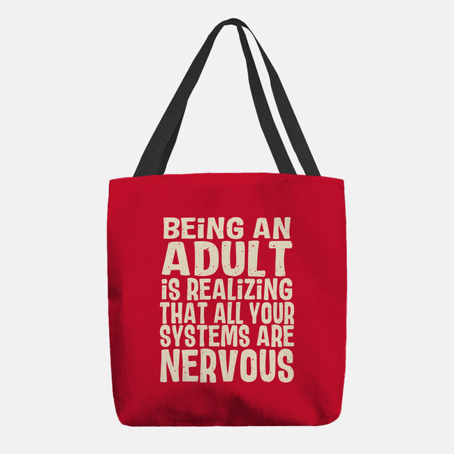 All Systems Nervous-None-Basic Tote-Bag-turborat14