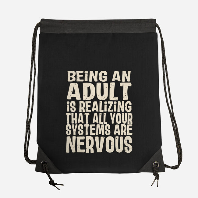 All Systems Nervous-None-Drawstring-Bag-turborat14