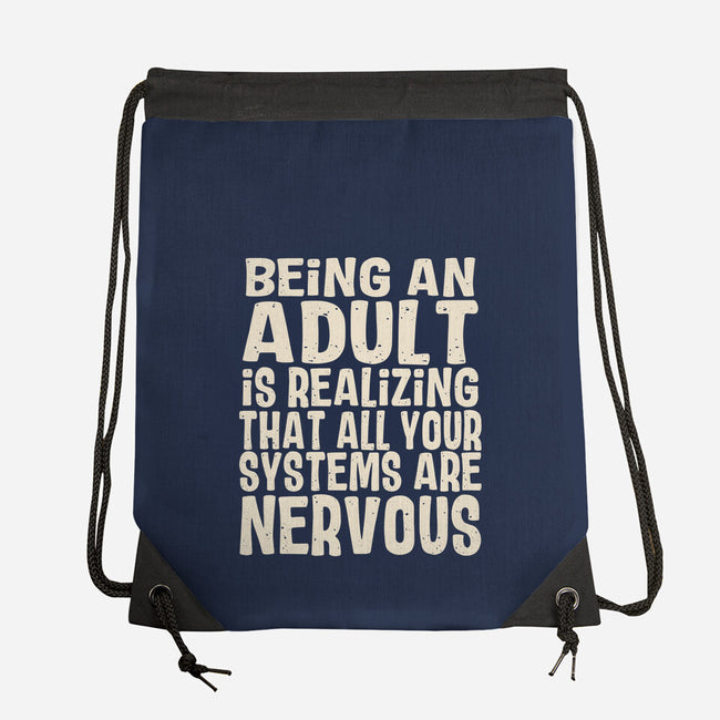 All Systems Nervous-None-Drawstring-Bag-turborat14