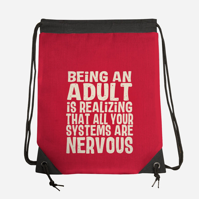 All Systems Nervous-None-Drawstring-Bag-turborat14