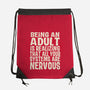 All Systems Nervous-None-Drawstring-Bag-turborat14