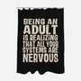 All Systems Nervous-None-Polyester-Shower Curtain-turborat14