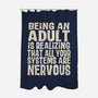 All Systems Nervous-None-Polyester-Shower Curtain-turborat14