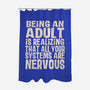 All Systems Nervous-None-Polyester-Shower Curtain-turborat14
