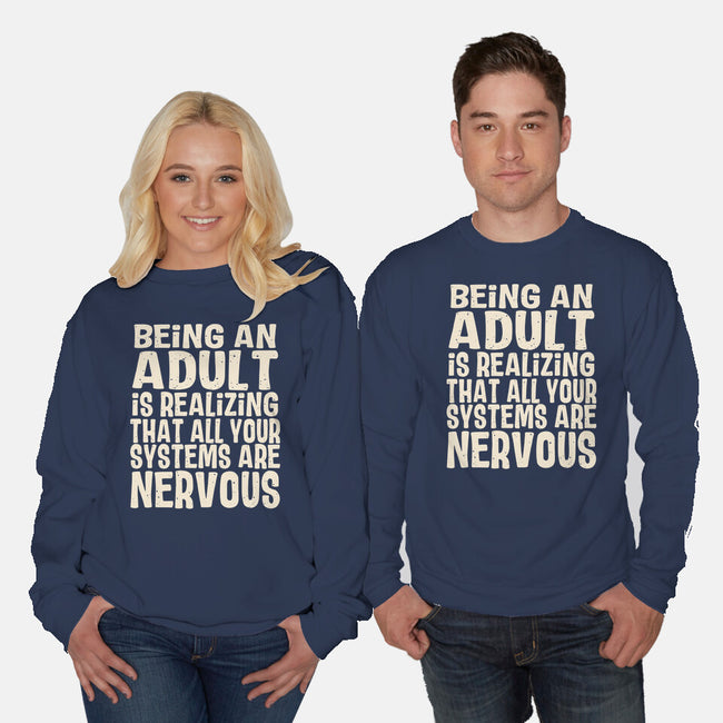 All Systems Nervous-Unisex-Crew Neck-Sweatshirt-turborat14