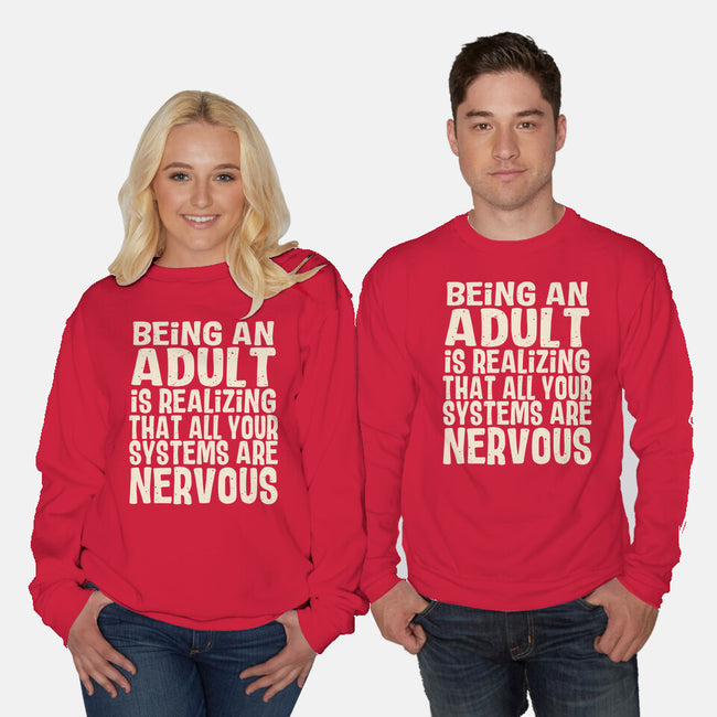 All Systems Nervous-Unisex-Crew Neck-Sweatshirt-turborat14