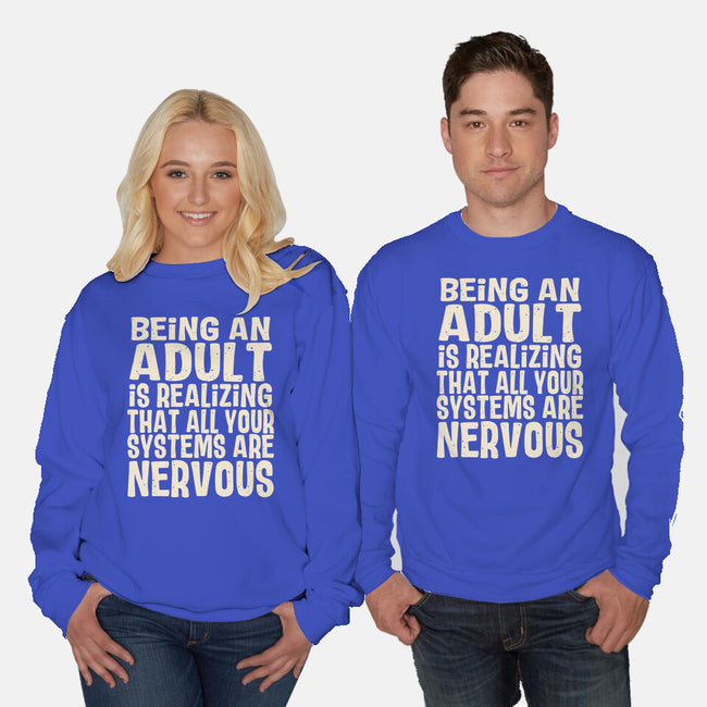 All Systems Nervous-Unisex-Crew Neck-Sweatshirt-turborat14