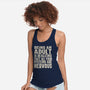 All Systems Nervous-Womens-Racerback-Tank-turborat14