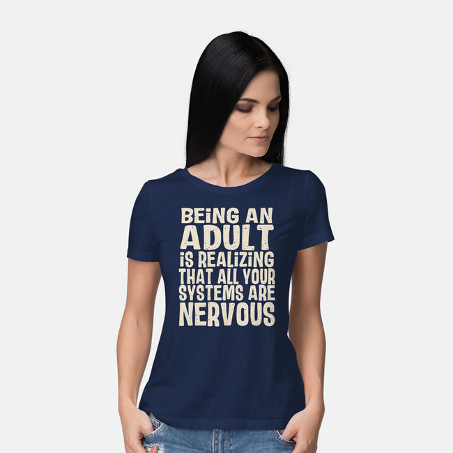 All Systems Nervous-Womens-Basic-Tee-turborat14