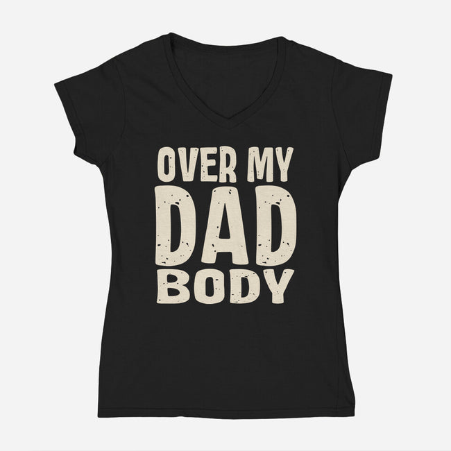 Dad Bod-Womens-V-Neck-Tee-turborat14