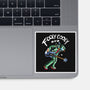 CANTI Vs The World-None-Glossy-Sticker-arace