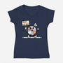 Disc Protest-Womens-V-Neck-Tee-NemiMakeit