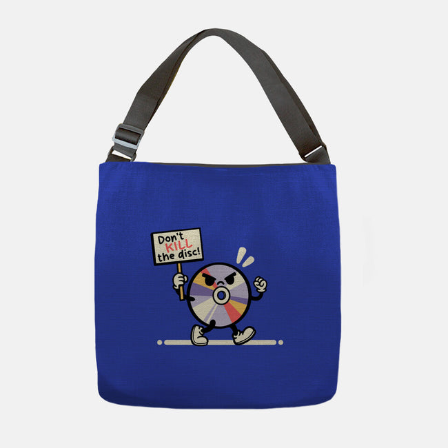 Disc Protest-None-Adjustable Tote-Bag-NemiMakeit
