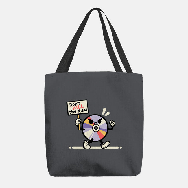 Disc Protest-None-Basic Tote-Bag-NemiMakeit