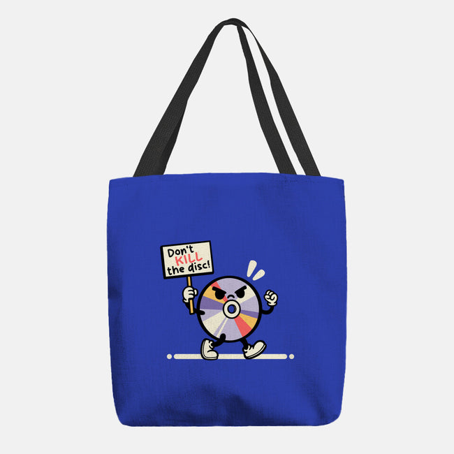 Disc Protest-None-Basic Tote-Bag-NemiMakeit