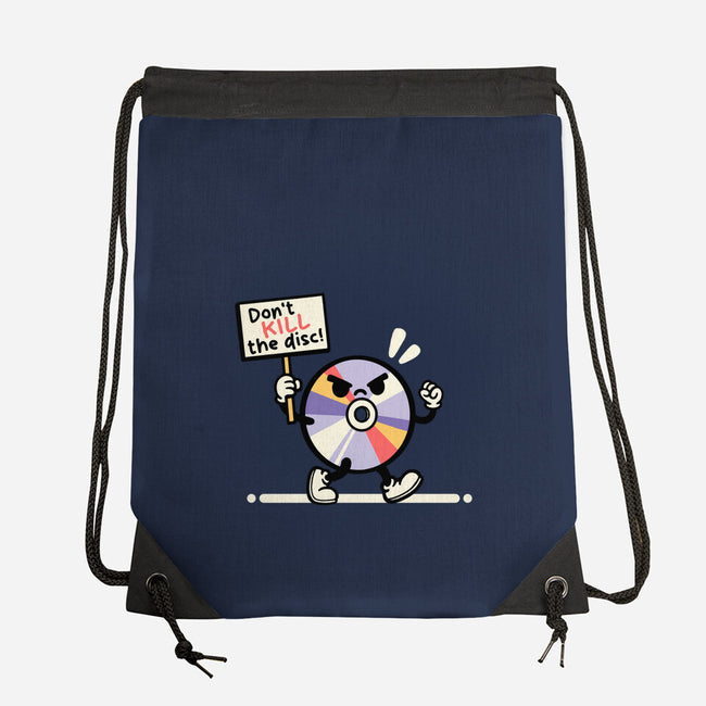 Disc Protest-None-Drawstring-Bag-NemiMakeit