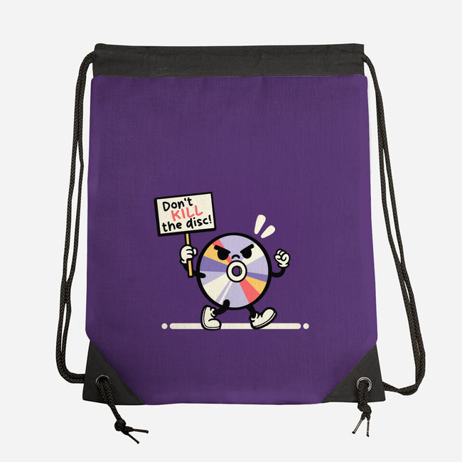 Disc Protest-None-Drawstring-Bag-NemiMakeit